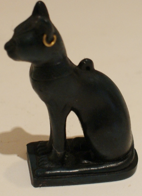 Eight-Piece Egyptian Cats Group