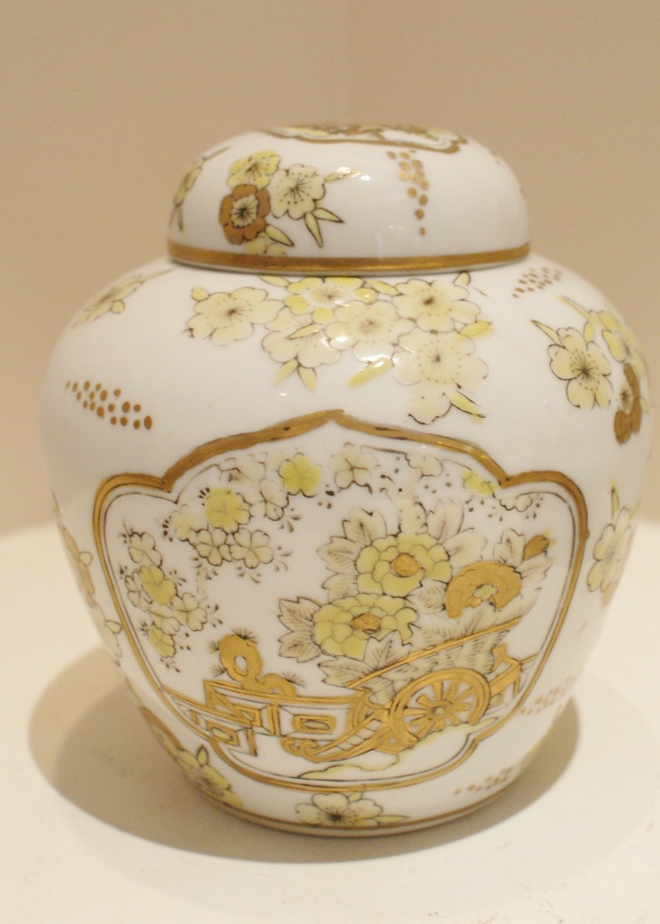 Five Japanese Urns Including Imari