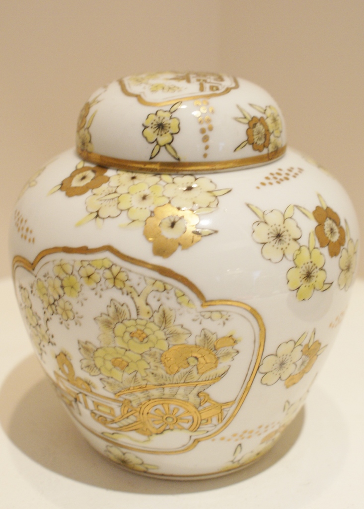 Five Japanese Urns Including Imari