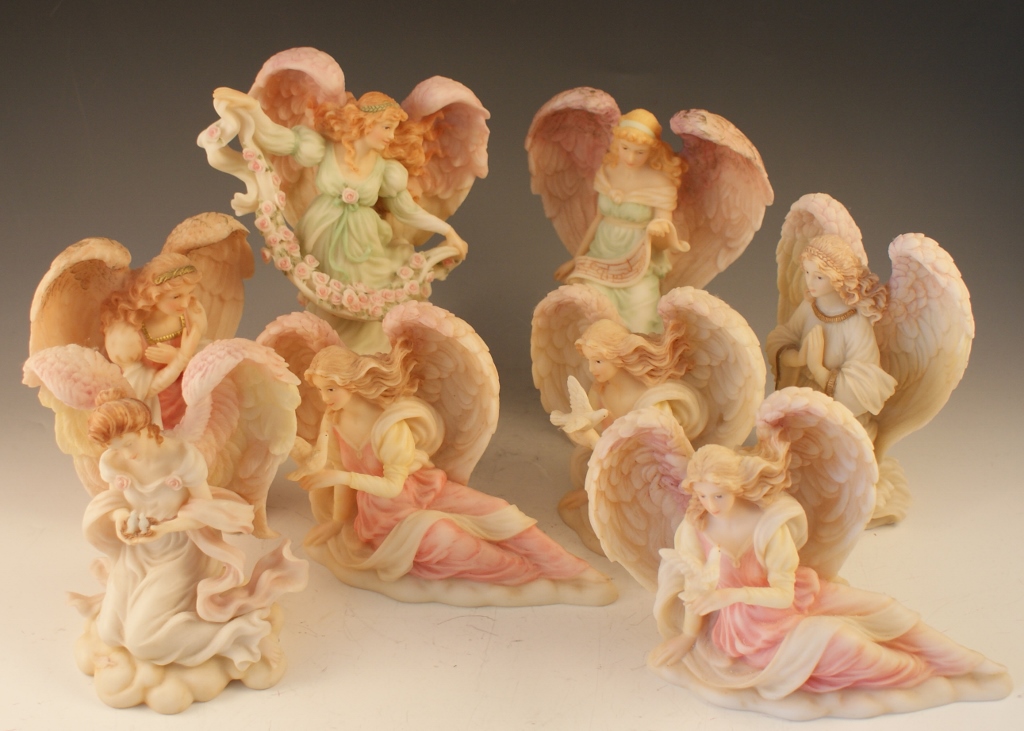 EIght Seraphim Classics Angel Figurines