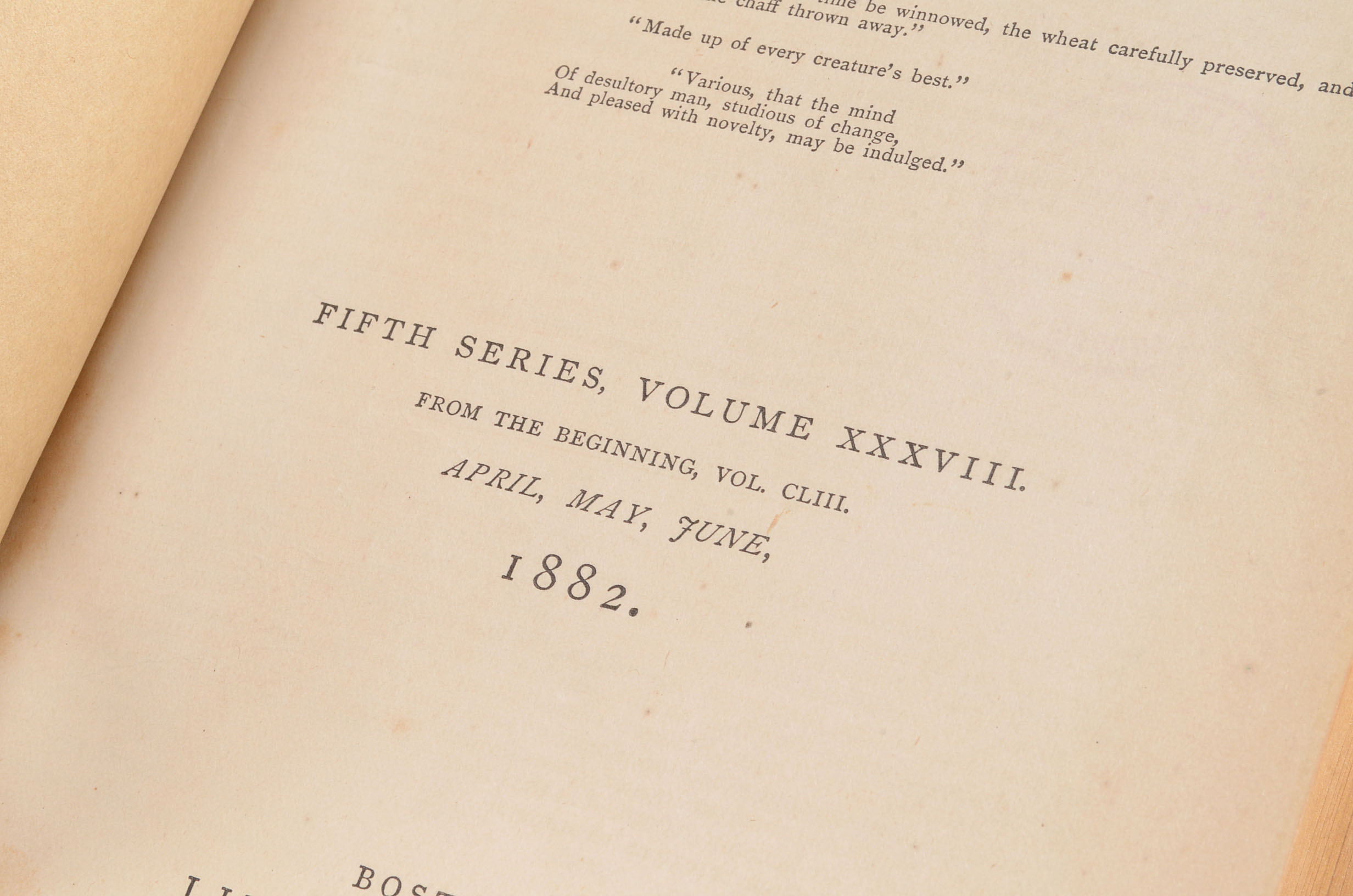 Antique Book Lot - Littel's Living Age