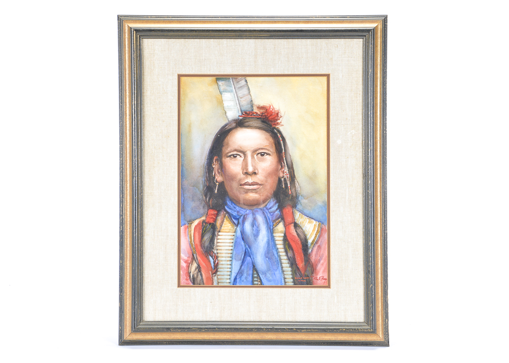 Original Mixed Media Painting, William Foge