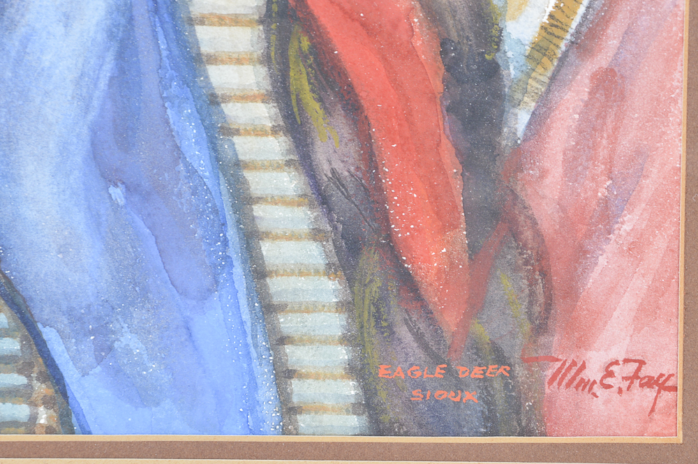 Original Mixed Media Painting, William Foge