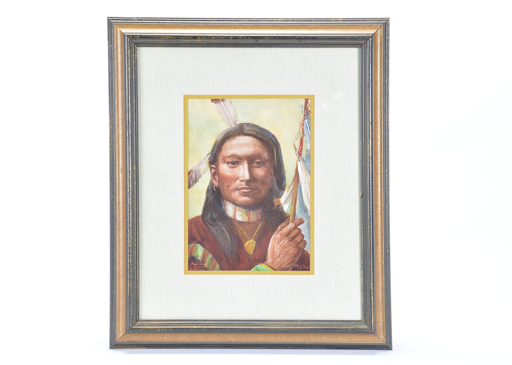 Original Mixed Media Painting, William Foge