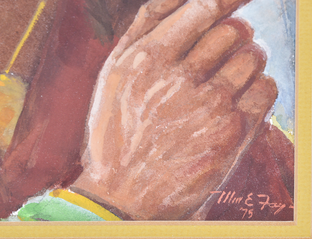 Original Mixed Media Painting, William Foge