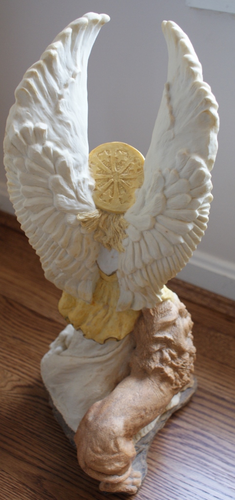 Pair of United Designs Resin Angel Statues