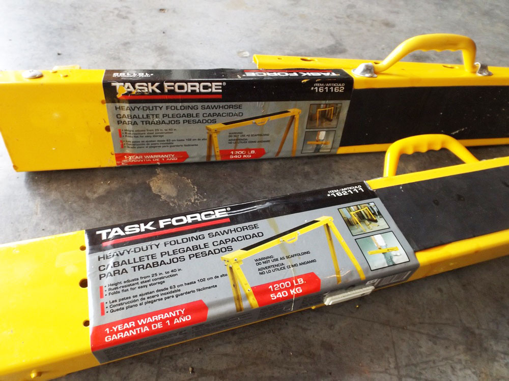 Task force deals metal saw horses