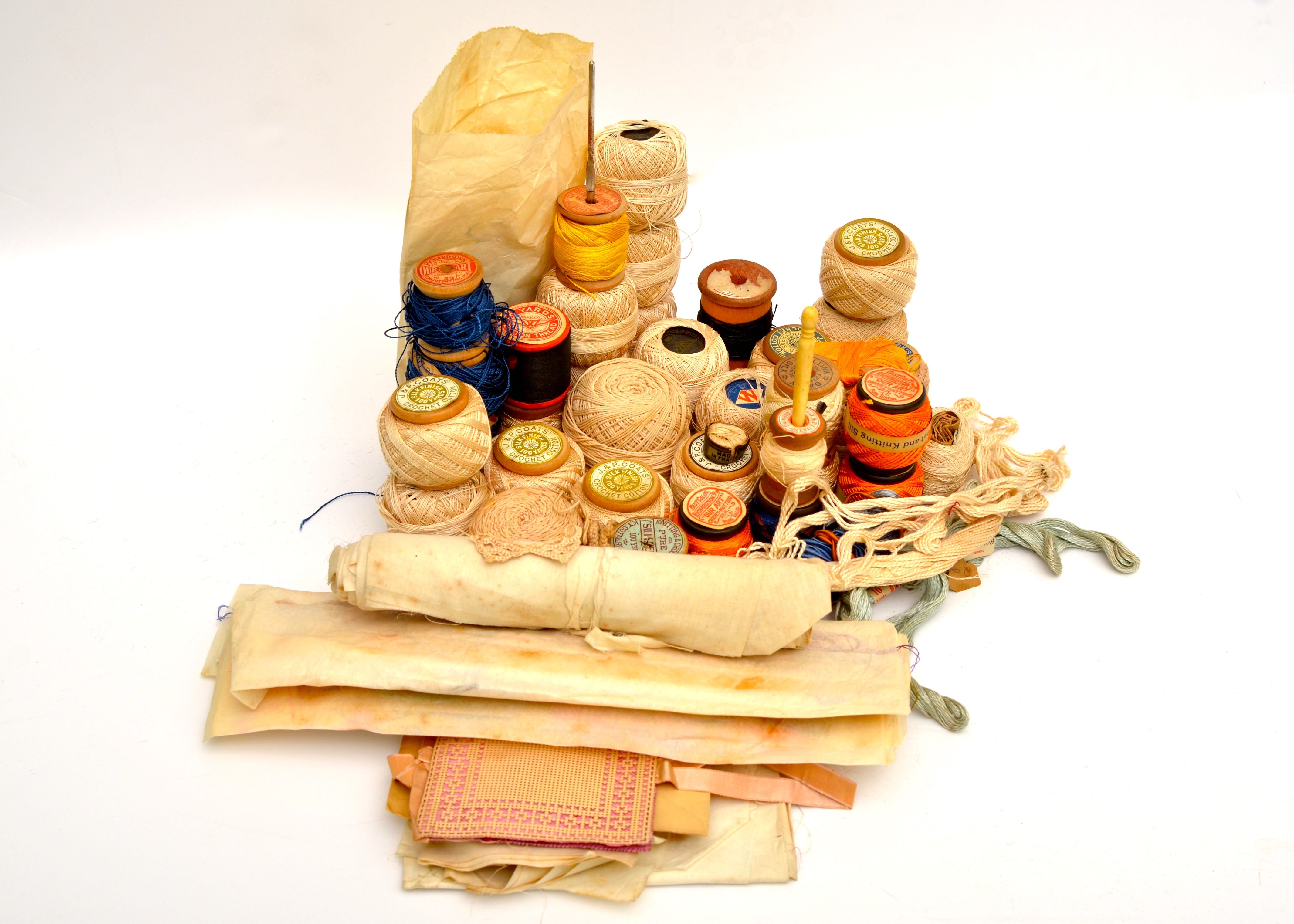 A Group of Vintage Tatting & Embroidery Threads