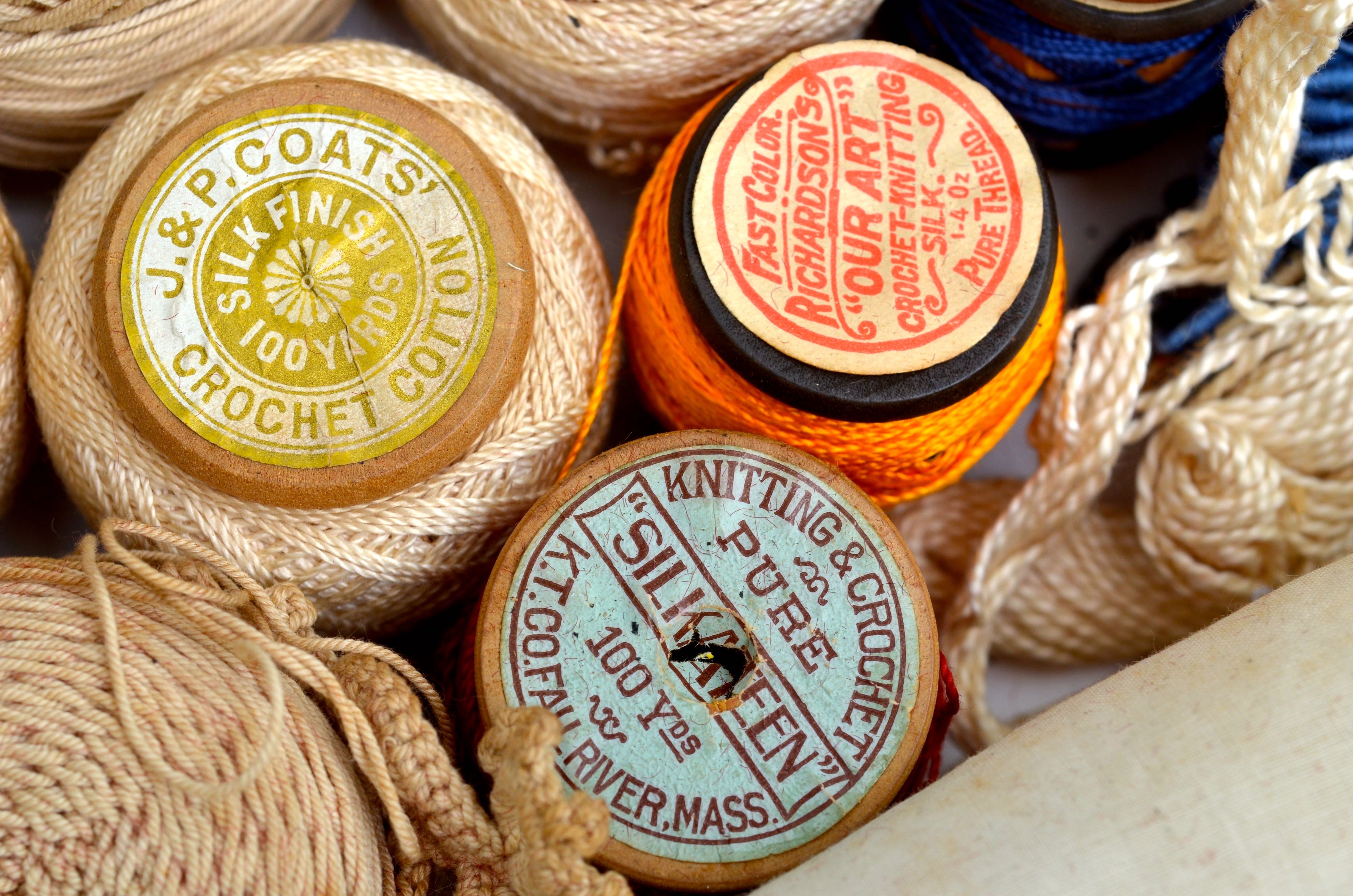 A Group of Vintage Tatting & Embroidery Threads