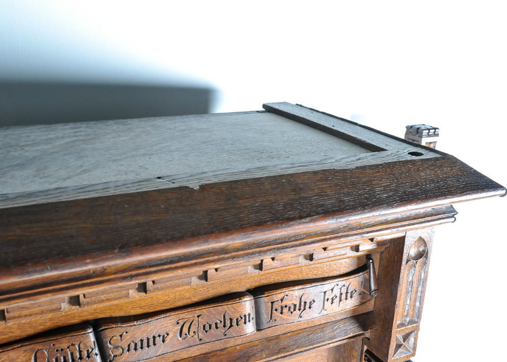 1890s German Gothic Revival Shrunk