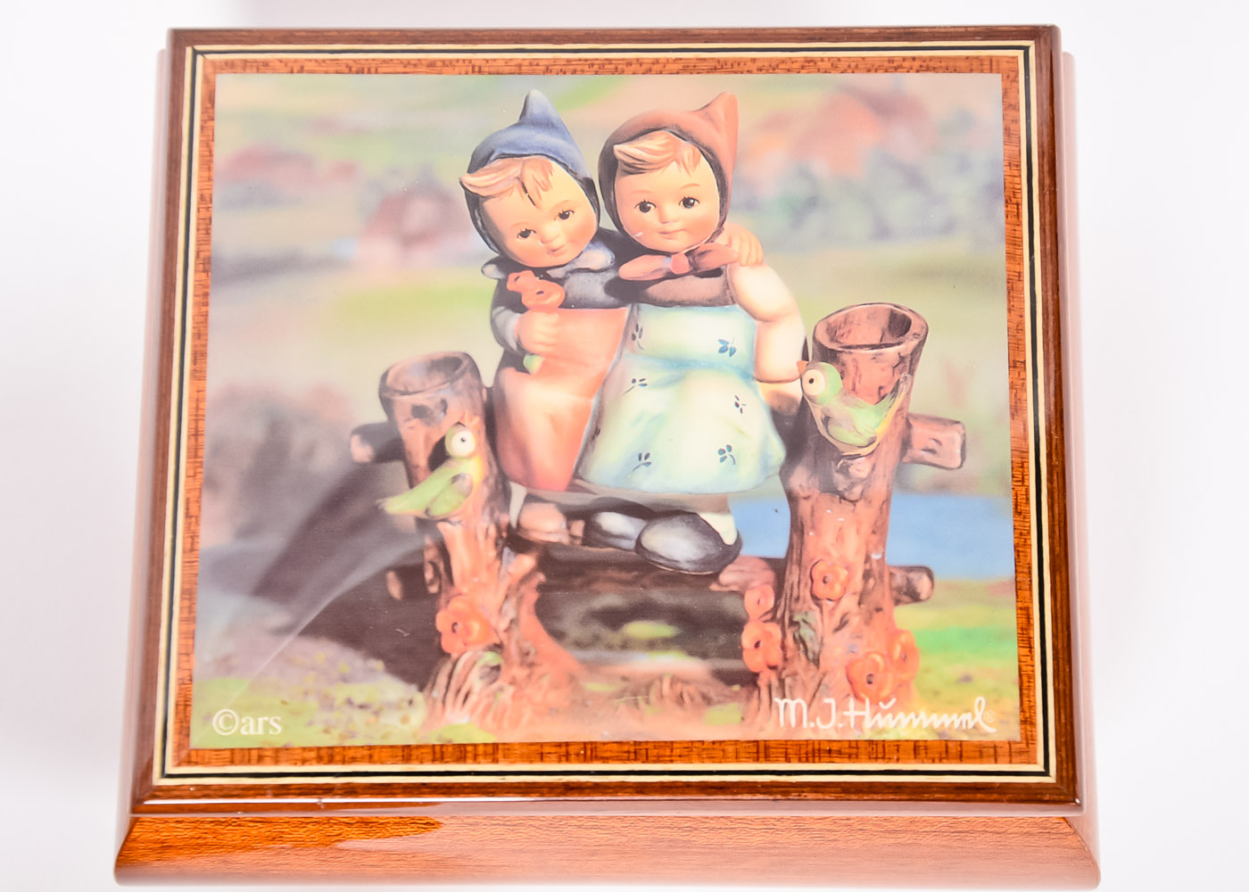 Pair of M.J. Hummel Music Boxes