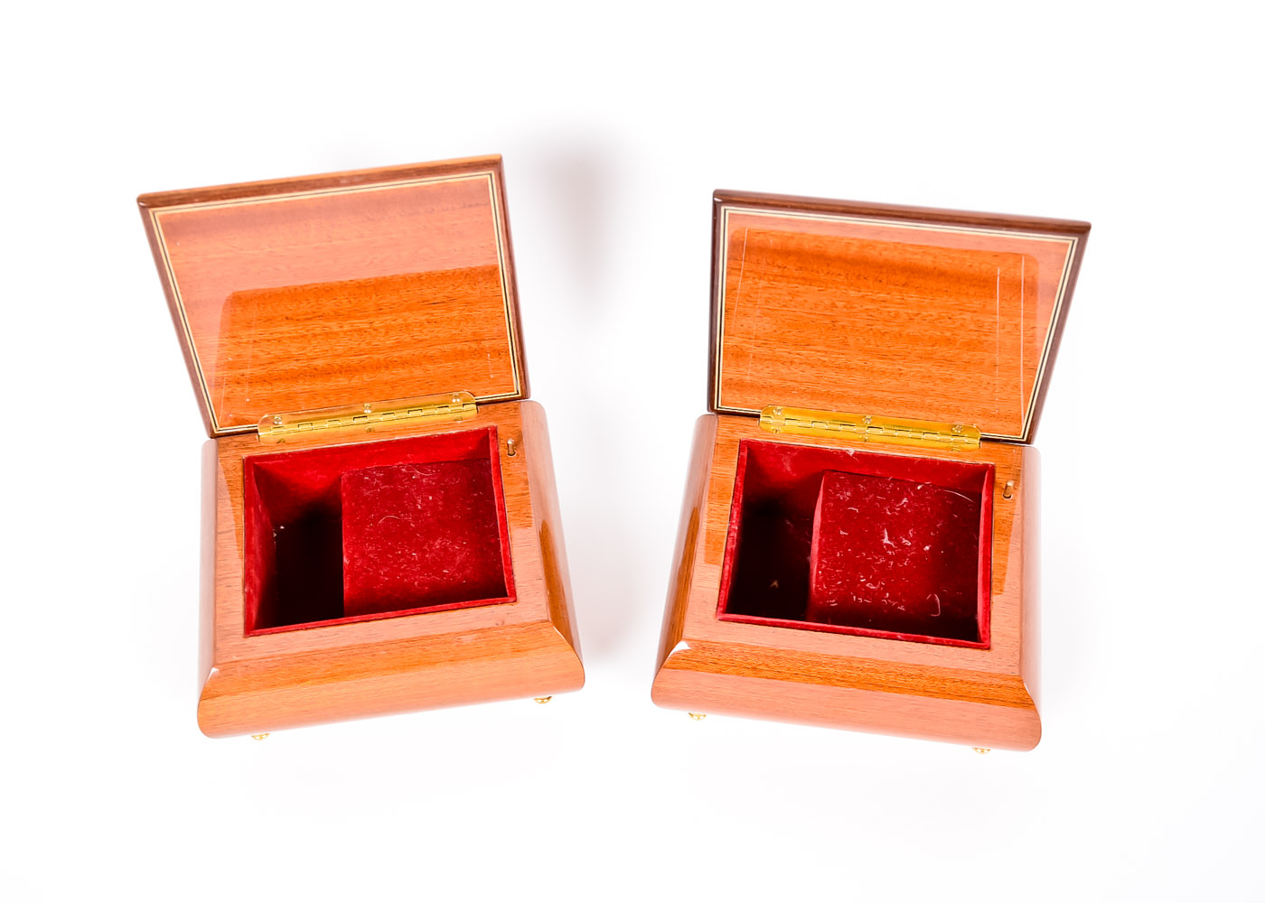 Pair of M.J. Hummel Music Boxes