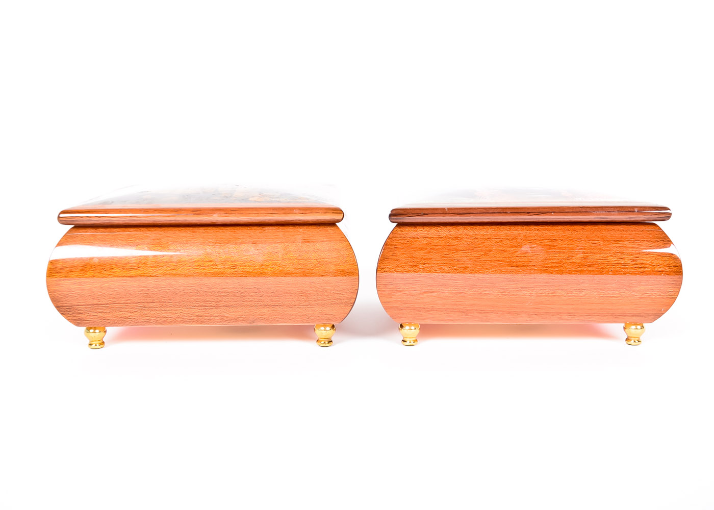 Pair of M.J. Hummel Music Boxes