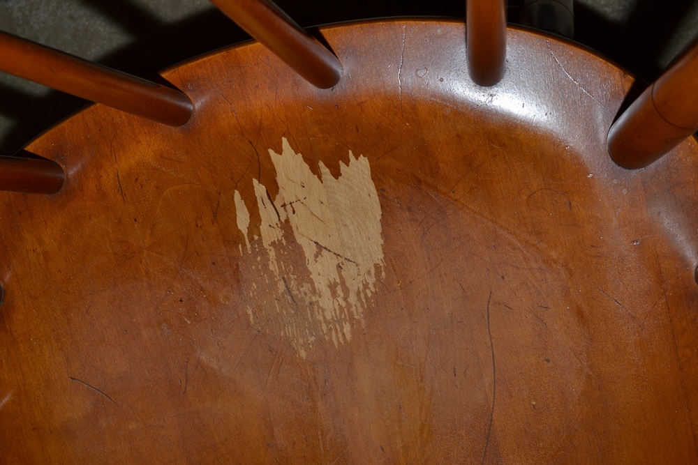 1950s "Lancaster County" Maple Table and Chairs Willett Furniture