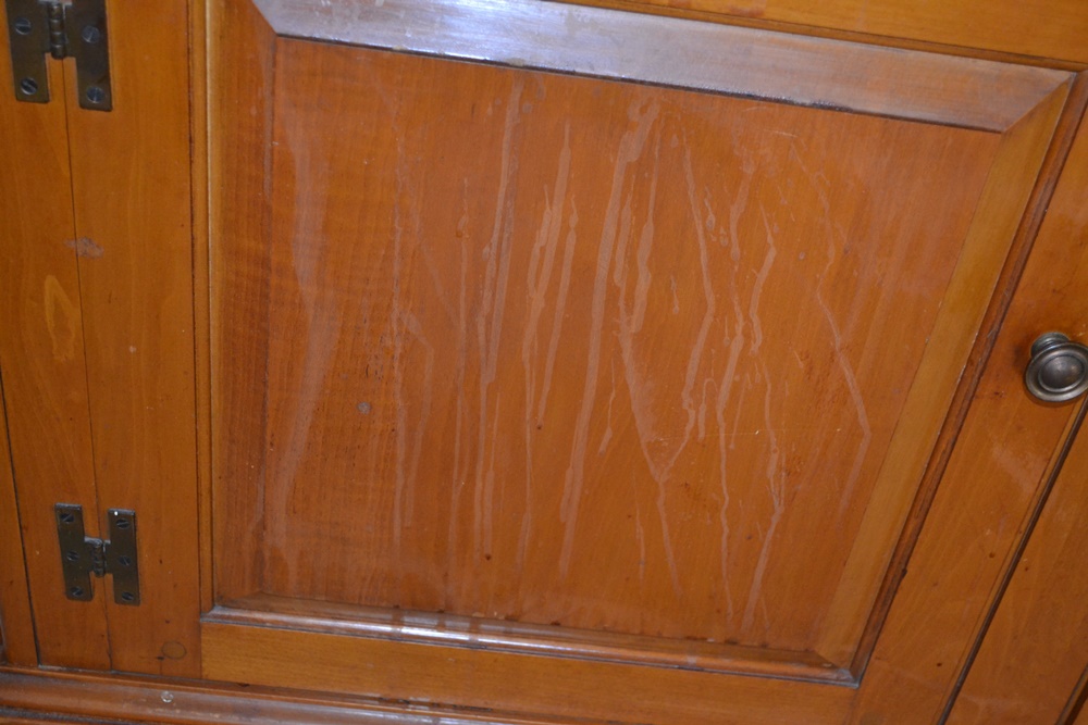 1950s "Lancaster County" Maple China Hutch by Willett Furniture