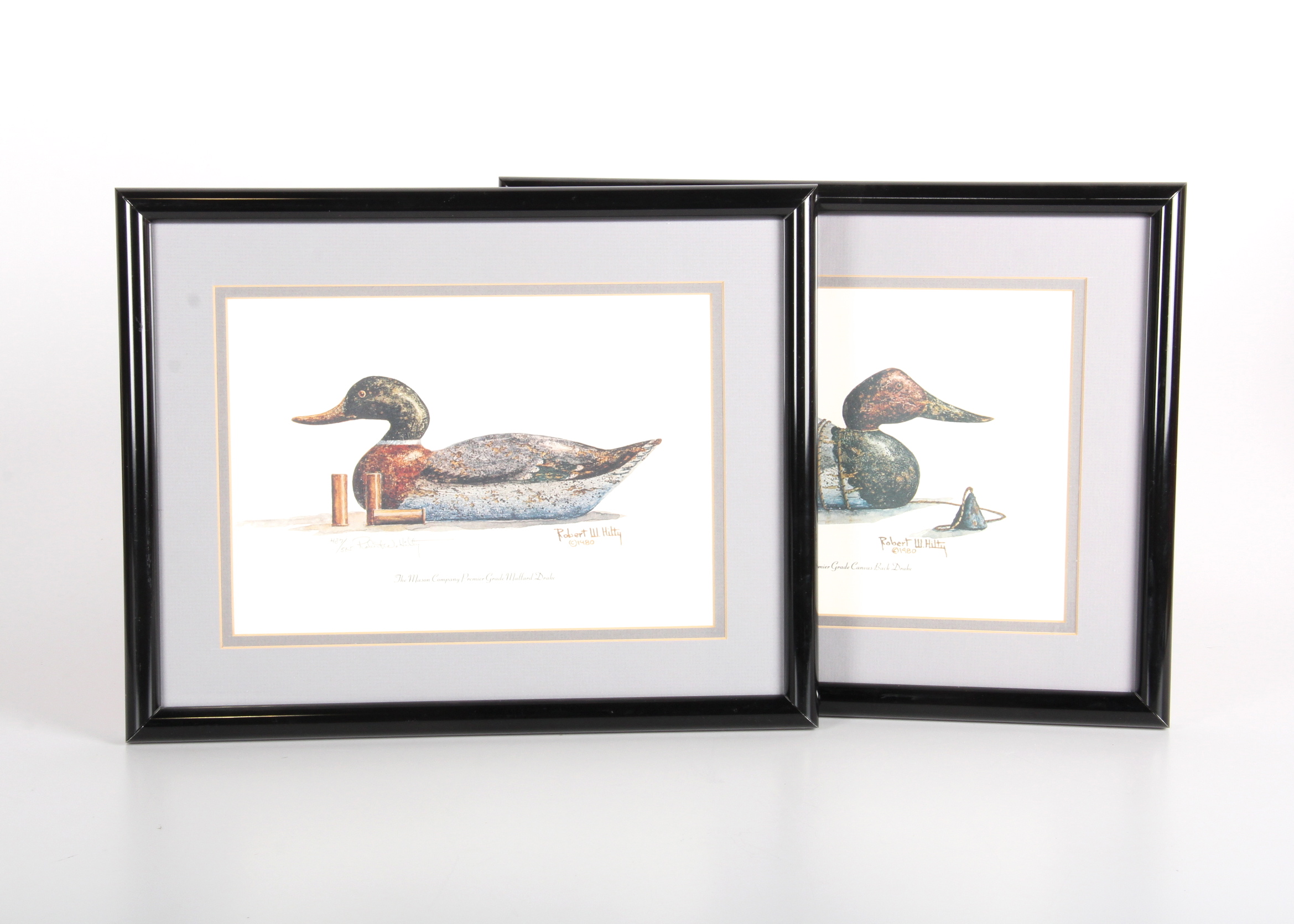 Pair of Duck Prints by Robert Hilty
