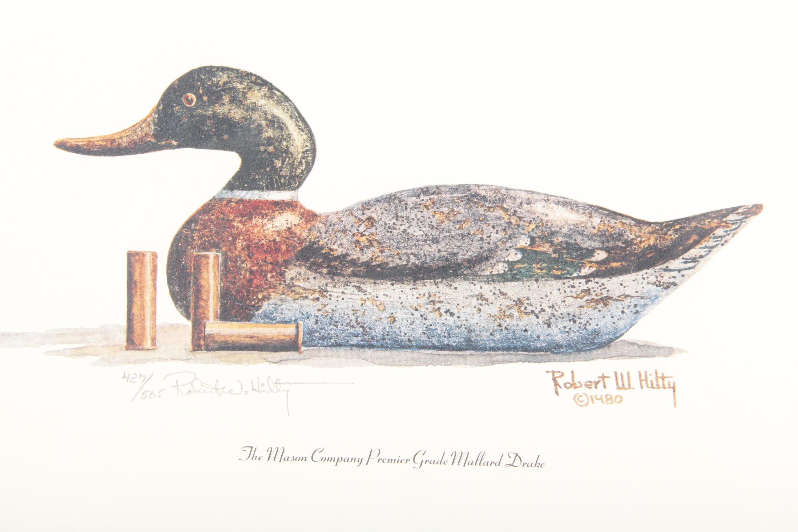 Pair of Duck Prints by Robert Hilty