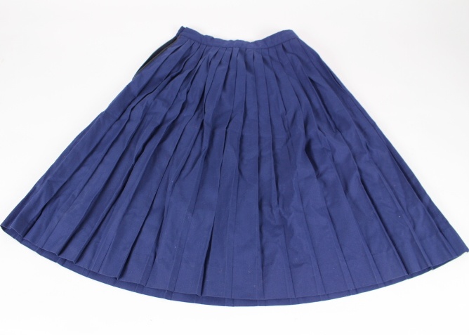 1968 Amelia High School Varsity Sweater, Pins amd Skirt