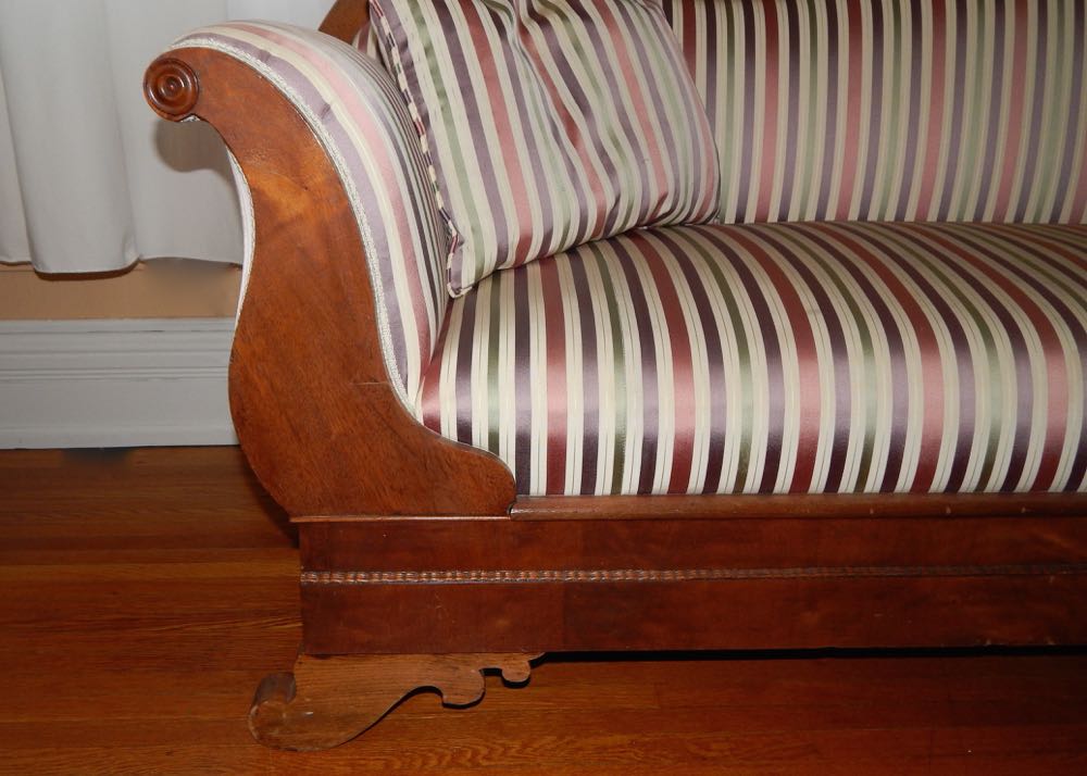 Vintage Duncan Phyfe Style Sofa