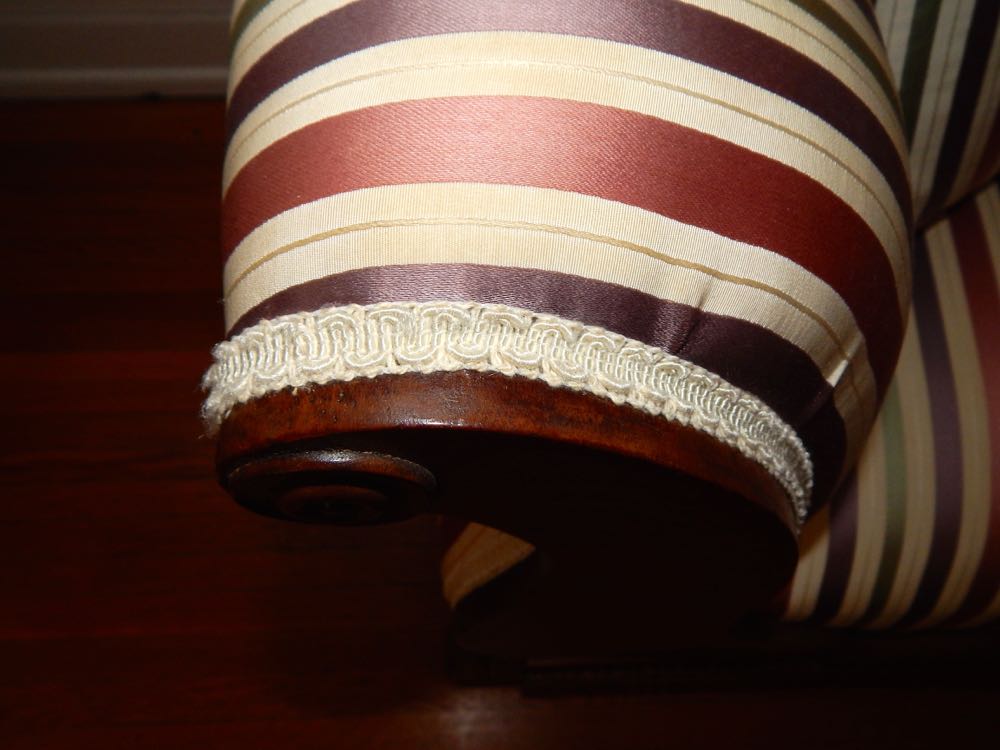 Vintage Duncan Phyfe Style Sofa