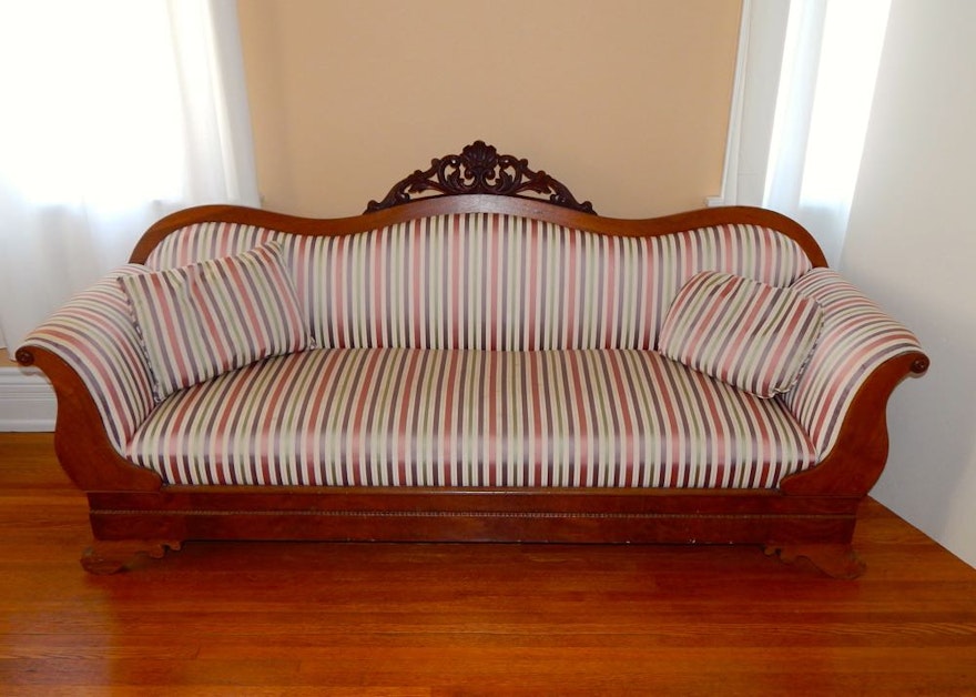 Vintage Duncan Phyfe Style Sofa