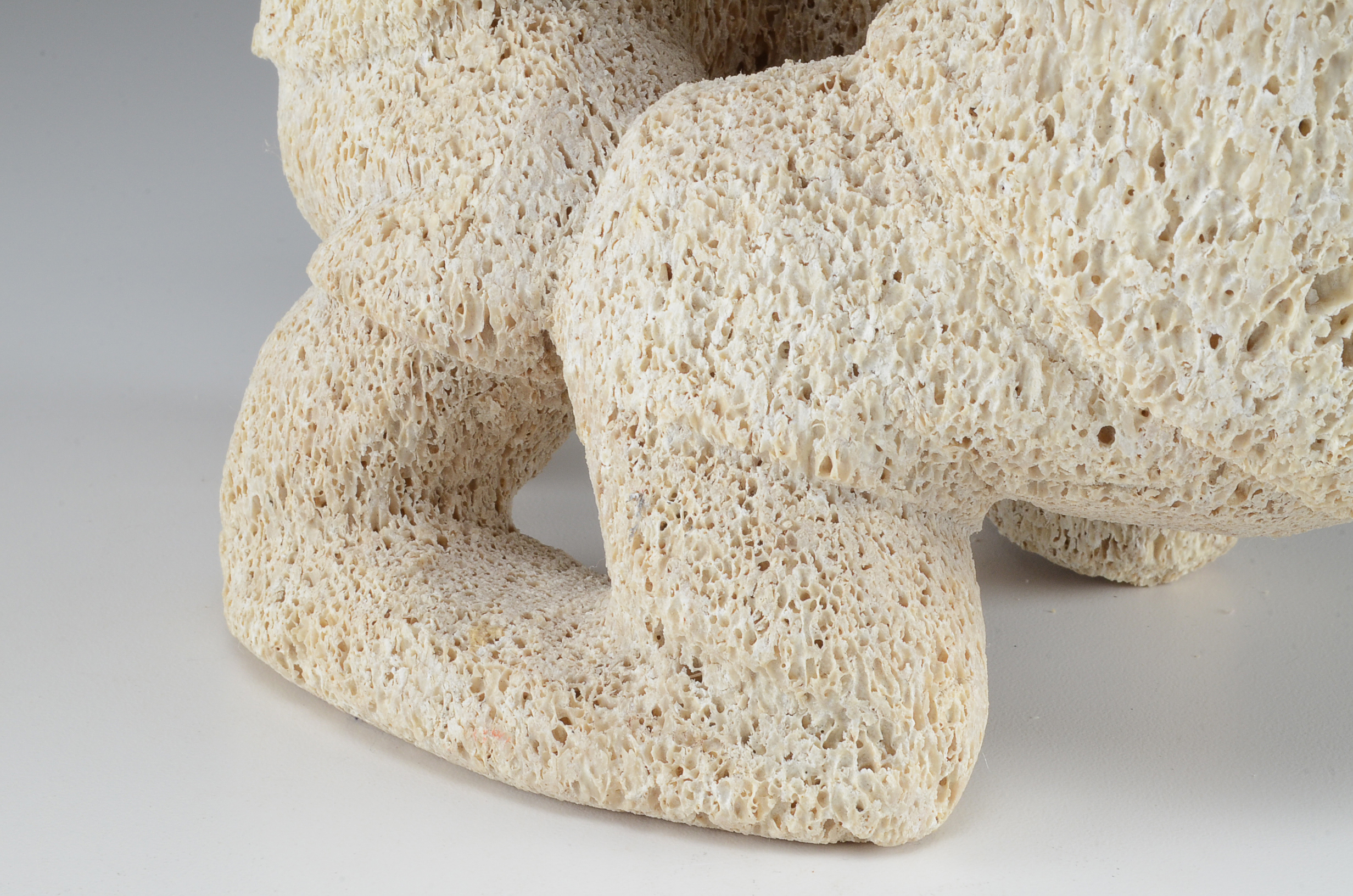 Inuit Petrified Whale Vertebrae Sculpture