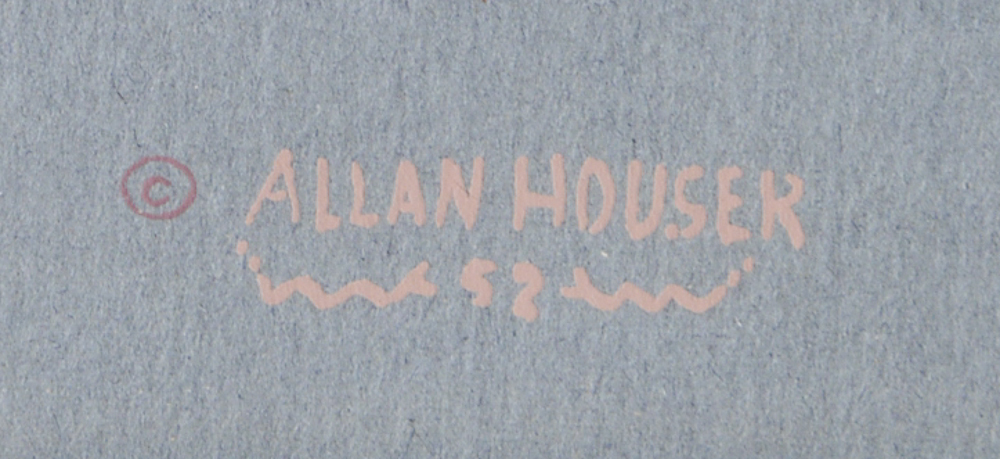 Allan Houser SIlkscreen "Apache Gan Dancer"