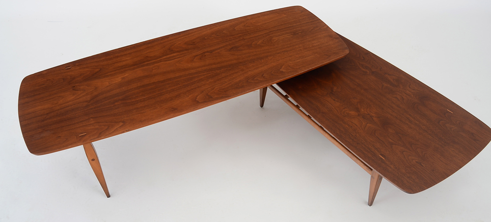 Mid-Century Lane Swivel Base Coffee Table