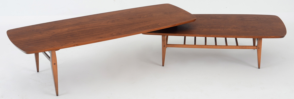 Mid-Century Lane Swivel Base Coffee Table