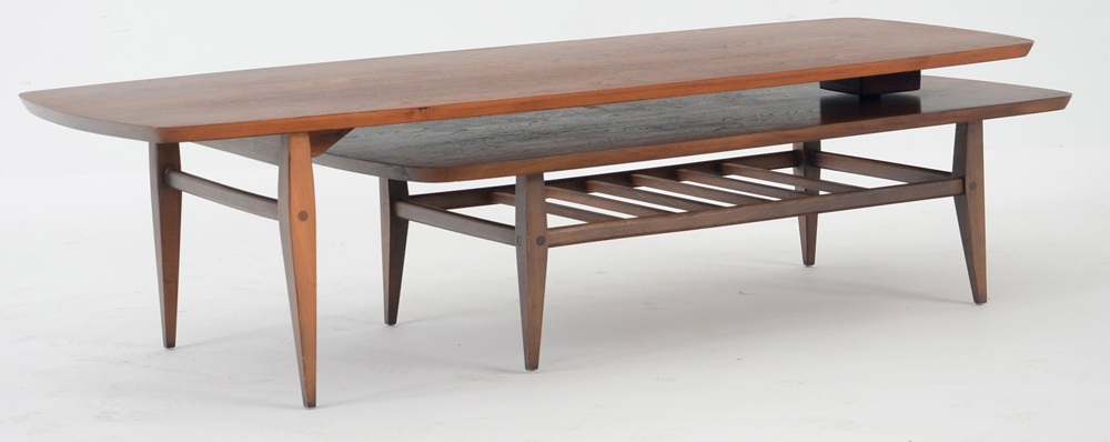 Mid-Century Lane Swivel Base Coffee Table
