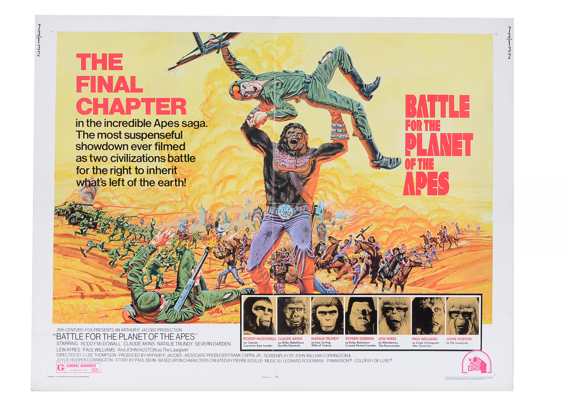 20th Century Fox "Battle for the Planet of the Apes" Poster