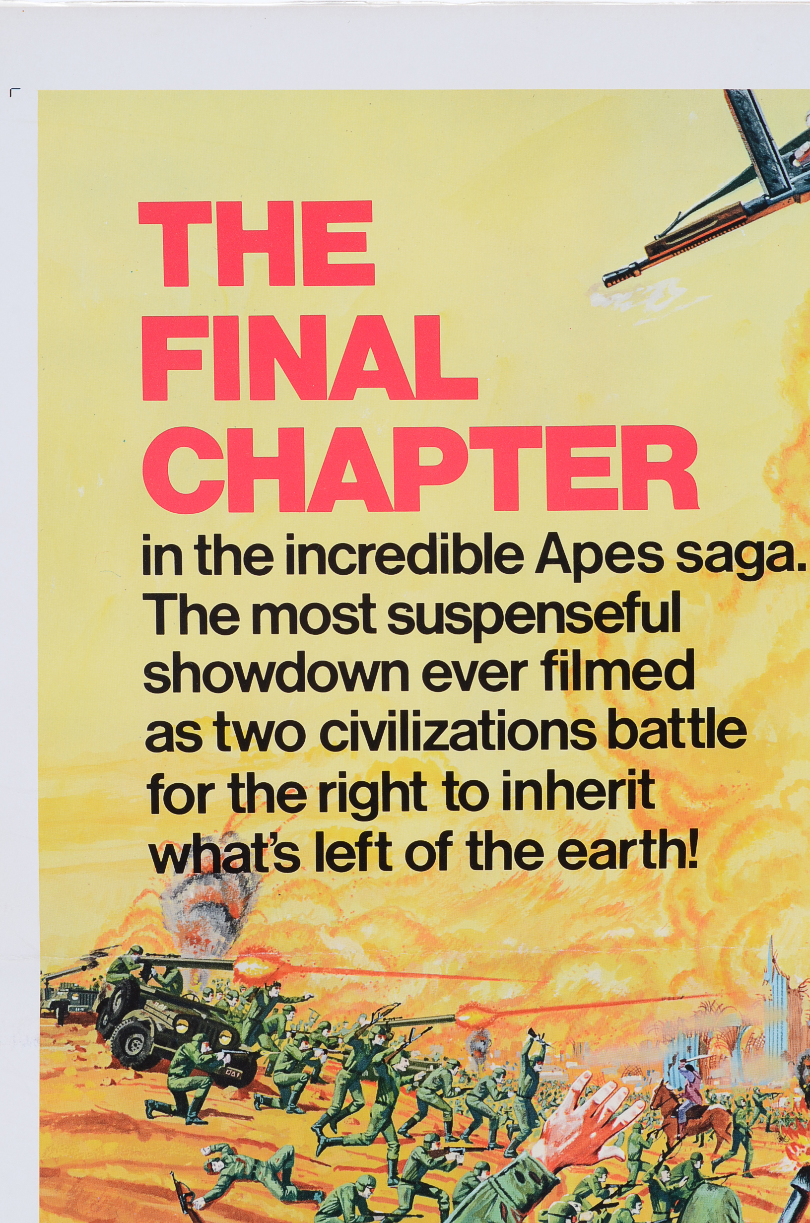 20th Century Fox "Battle for the Planet of the Apes" Poster