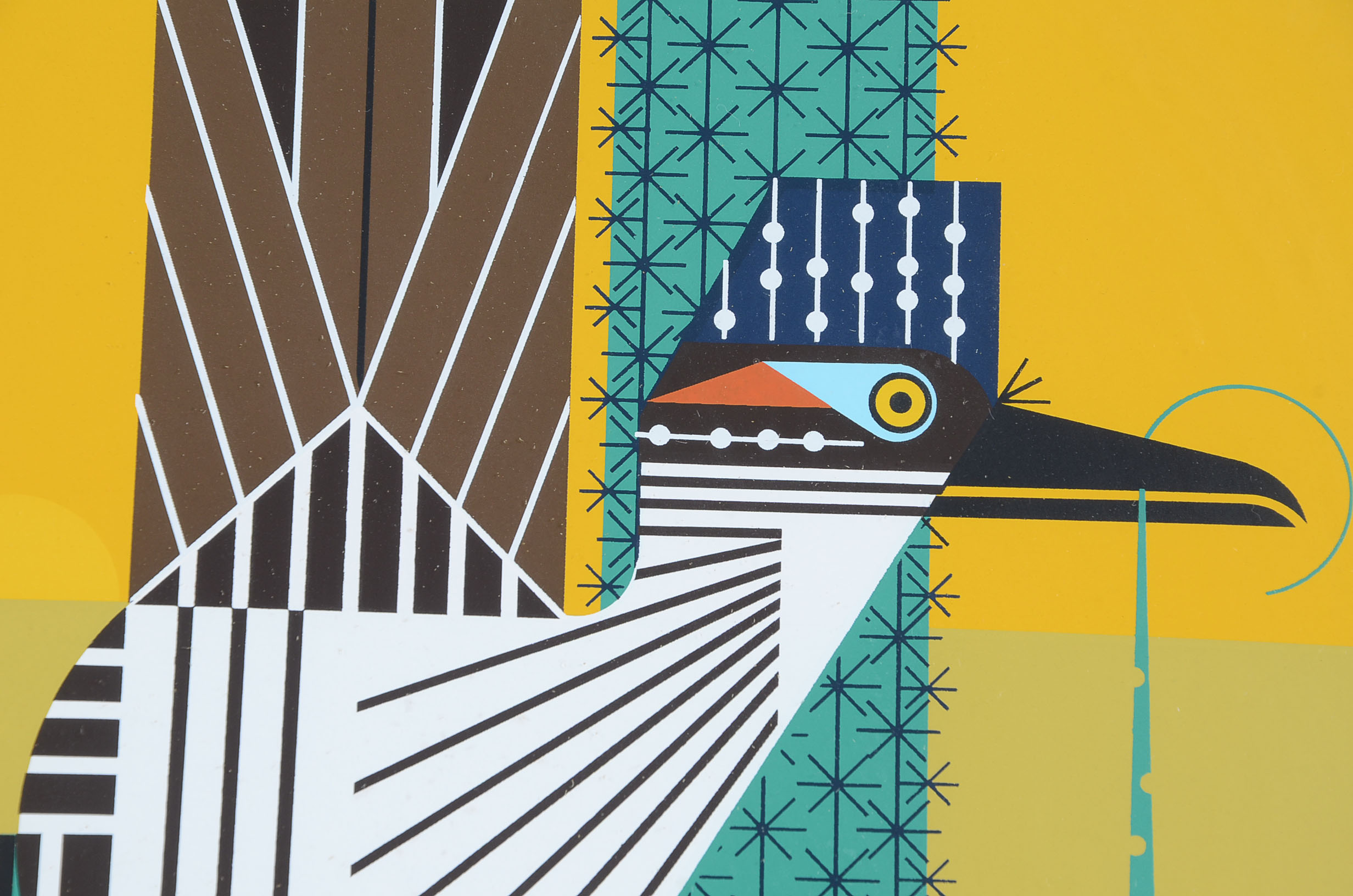 "Tall Tail" Charley Harper Limited Edition Serigraph