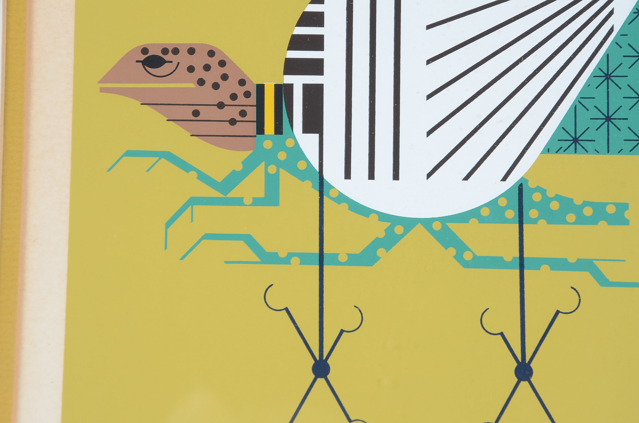 "Tall Tail" Charley Harper Limited Edition Serigraph