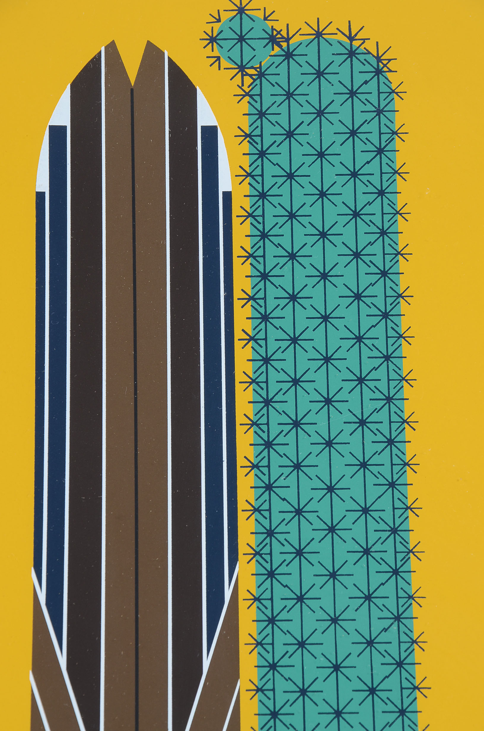 "Tall Tail" Charley Harper Limited Edition Serigraph