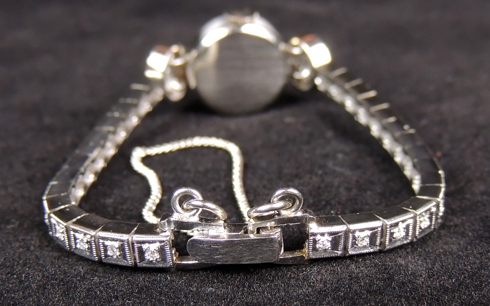 Women's 14K White Gold and Diamond Ellis Watch