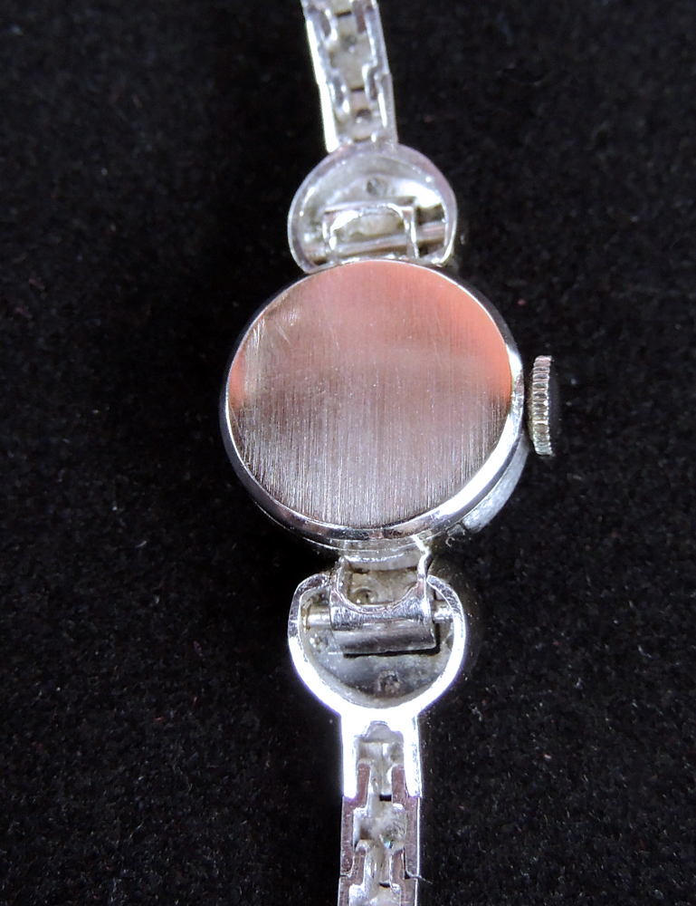 Women's 14K White Gold and Diamond Ellis Watch