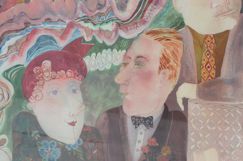 Large Watercolor Painting by Karen Butler