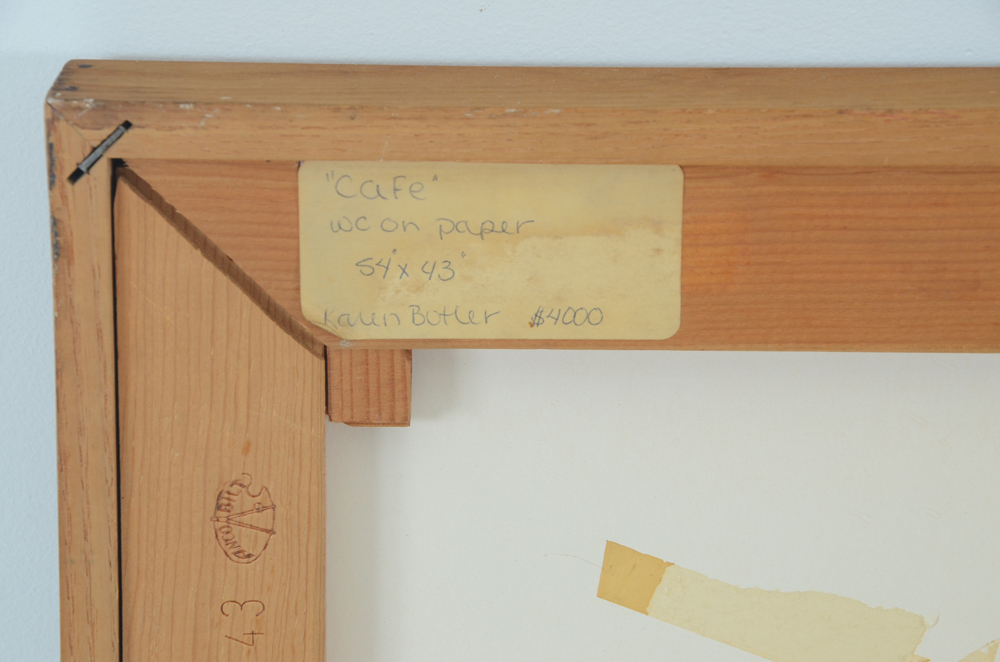 Large Watercolor Painting by Karen Butler