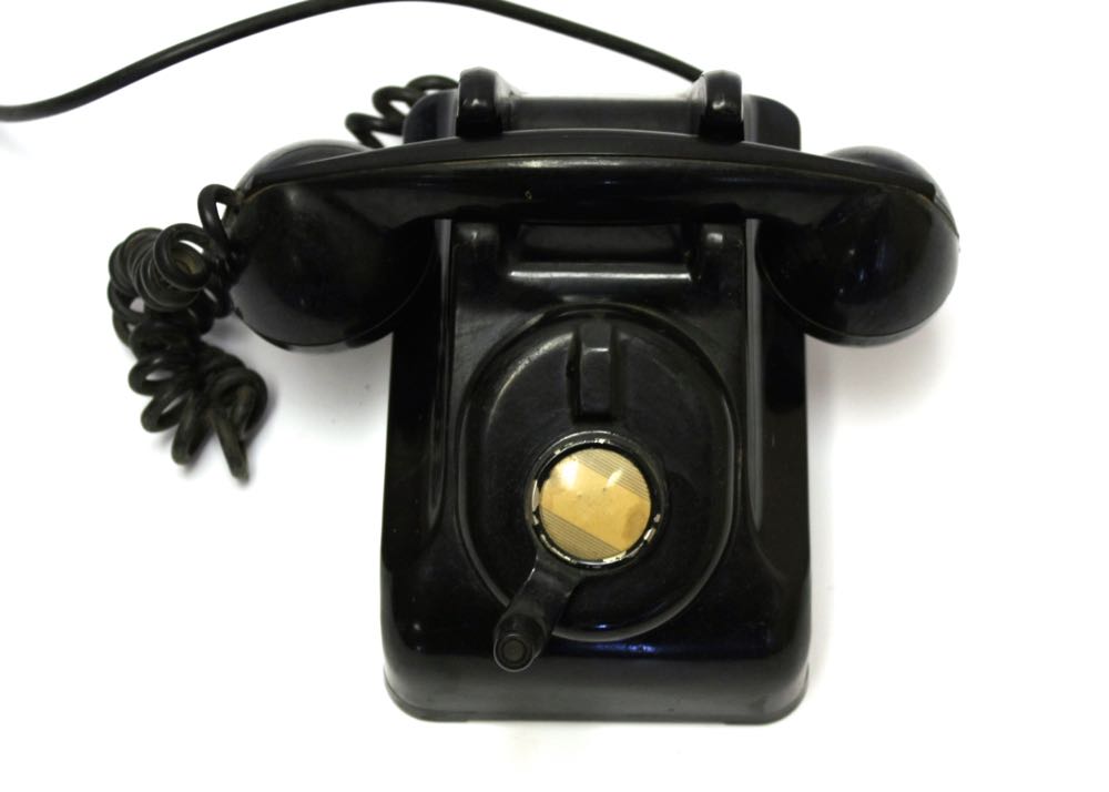 Vintage Leich 901B Magneto Crank Bakelite Telephone