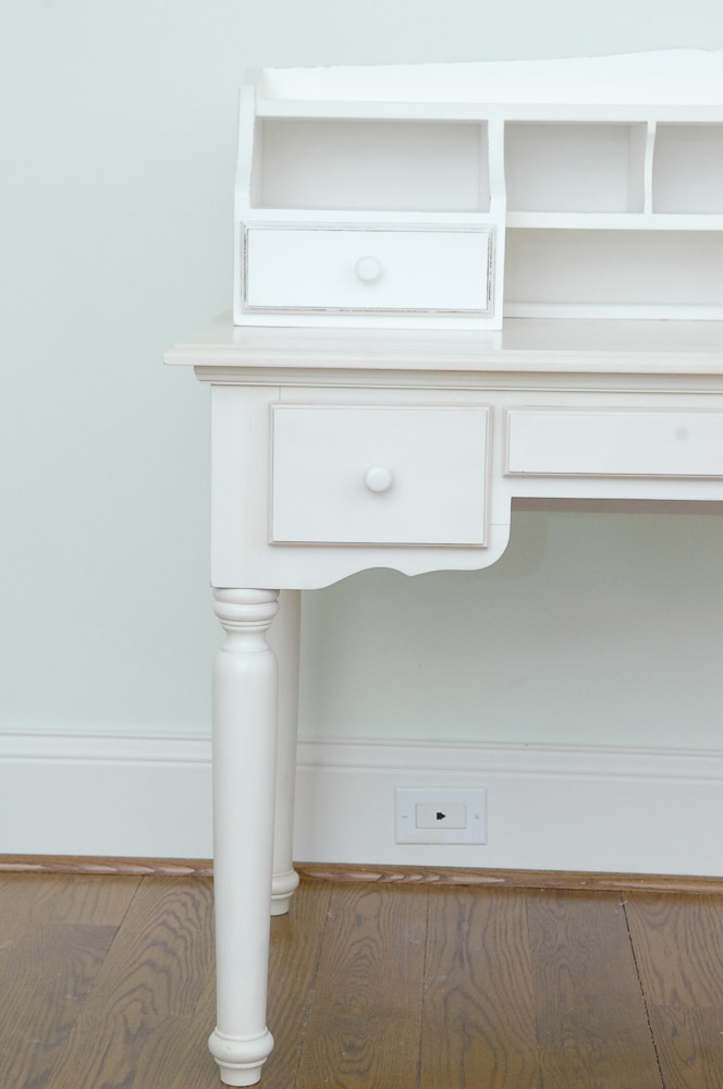 Cream Colored Desk and Topper