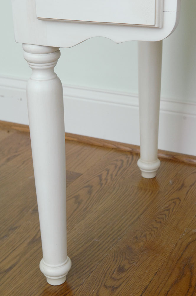Cream Colored Desk and Topper