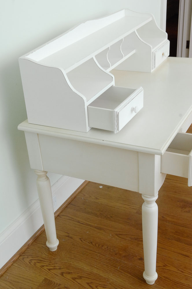 Cream Colored Desk and Topper