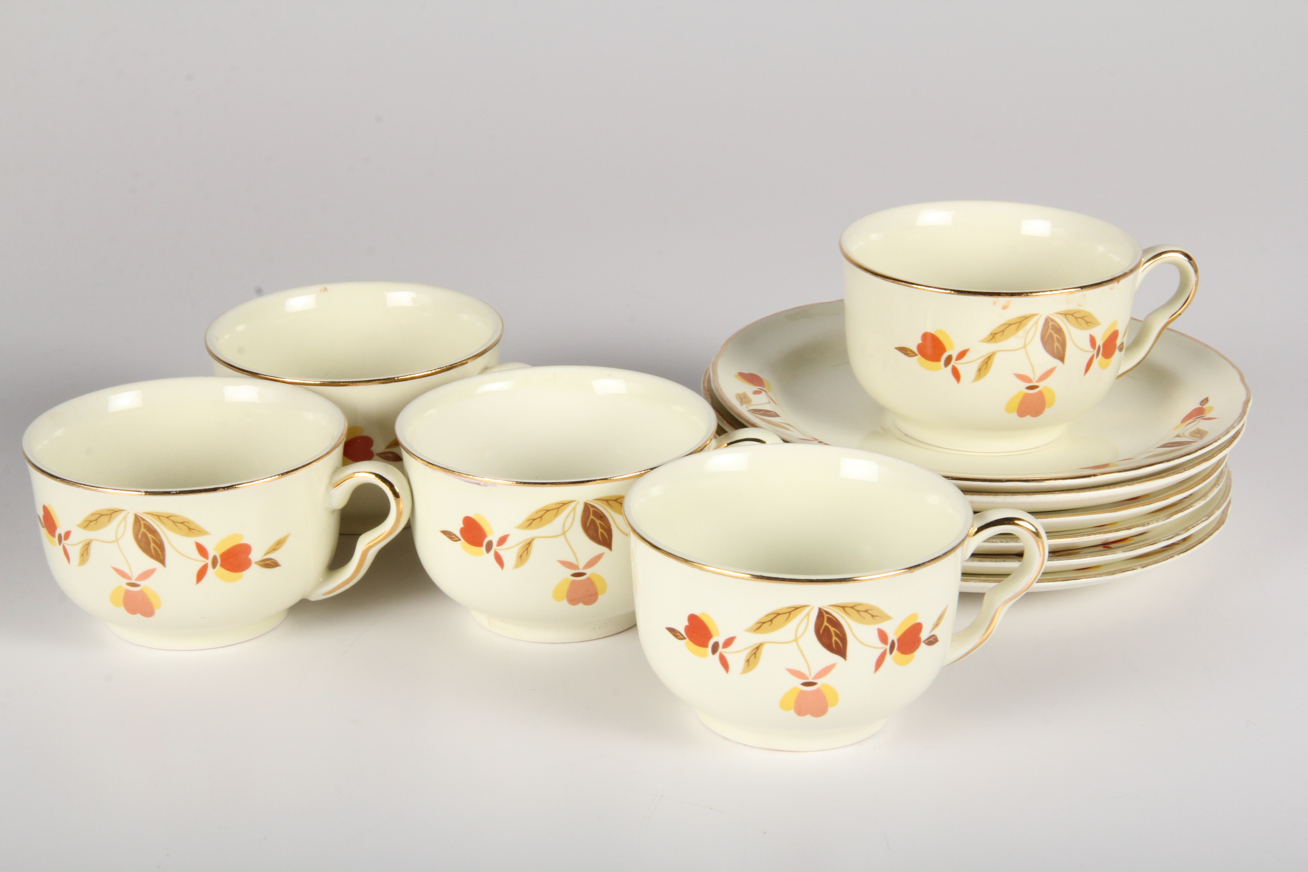 Vintage "Autumn Leaf" Complete Dinnerware Set