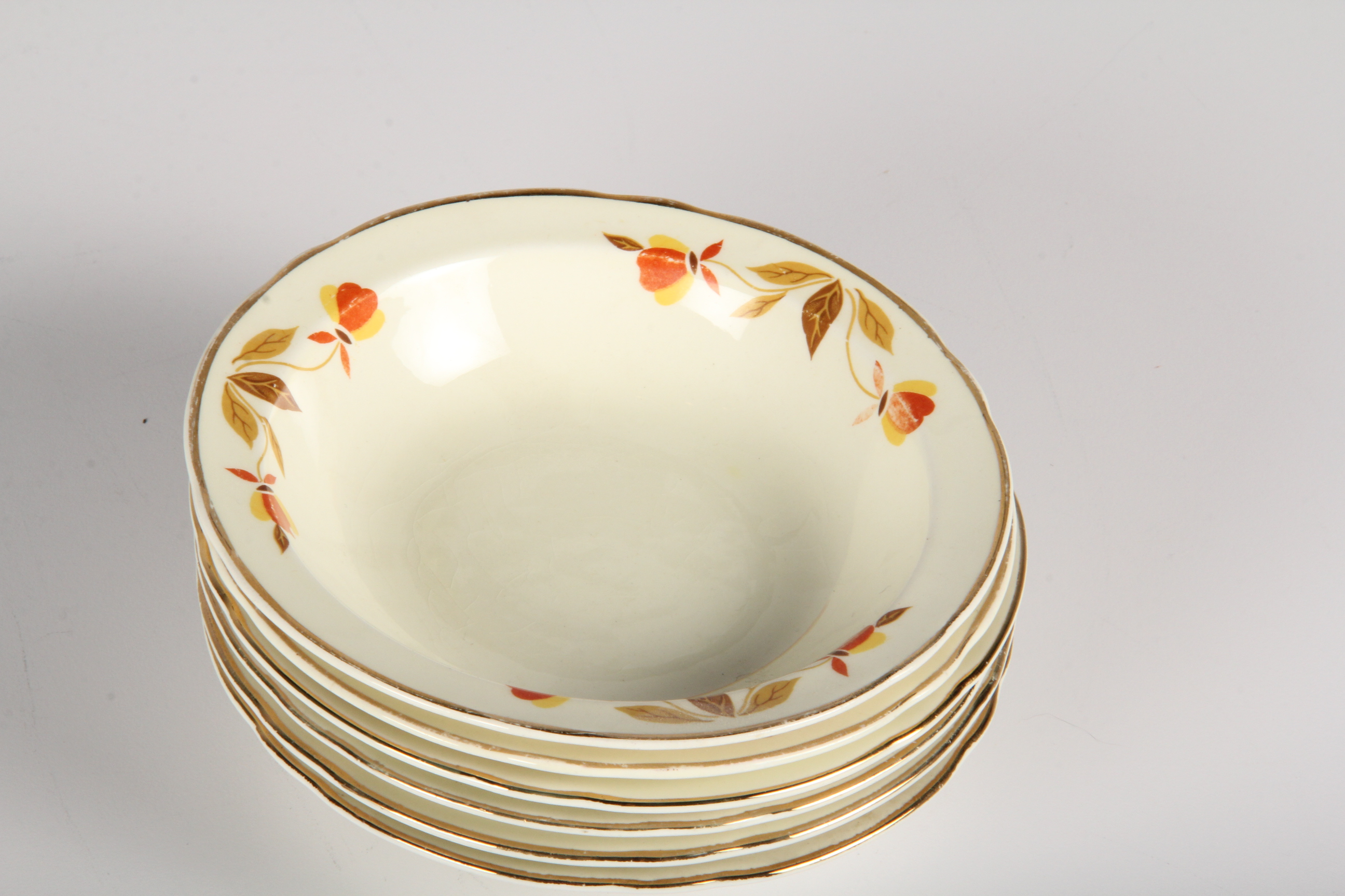 Vintage "Autumn Leaf" Complete Dinnerware Set