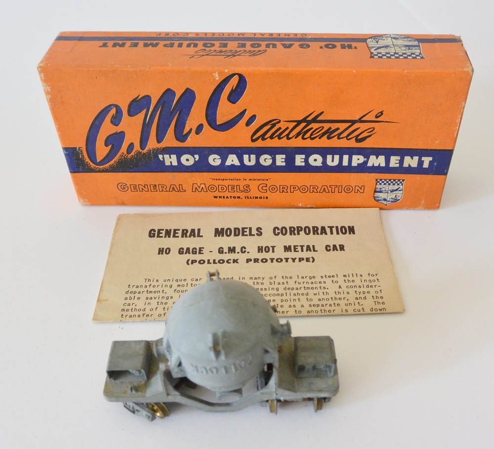 Two General Model Corp. HO Gauge Hot Metal Car, Pollock Prototype