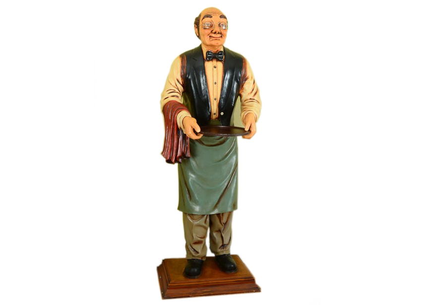 Life-Size Butler Statue