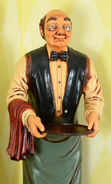 Life-Size Butler Statue