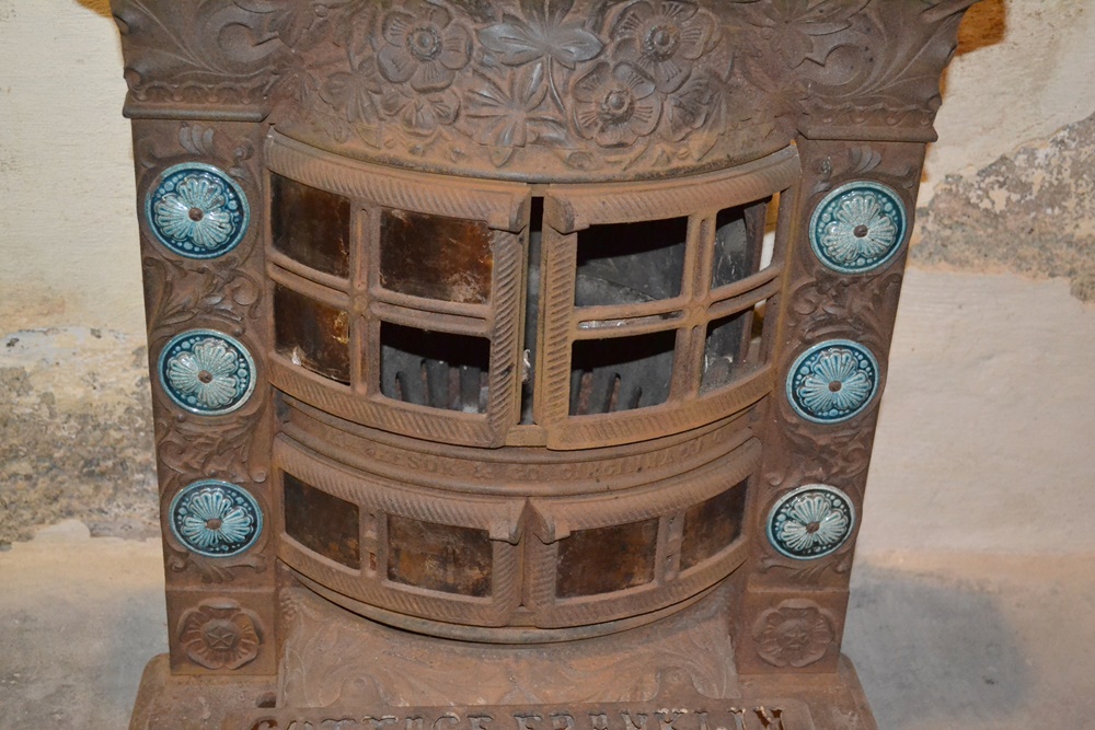 Wm. Resor & Co. Cottage Franklin Parlor Stove with Tiles