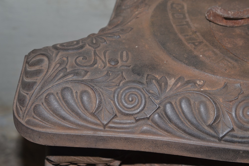 Wm. Resor & Co. Cottage Franklin Parlor Stove with Tiles